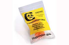 Chemotherapy Drug Transport Reclosable Bags